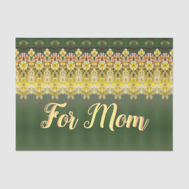 Papel De Seda Pêssego doce e amarelo-manteiga (Frente )