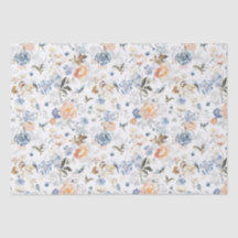 Pêssego Pálido Pincel Azul Pássaro