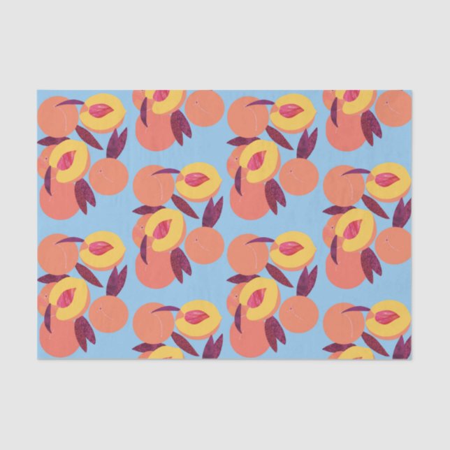 Papel De Seda Pêssegos (Frente )