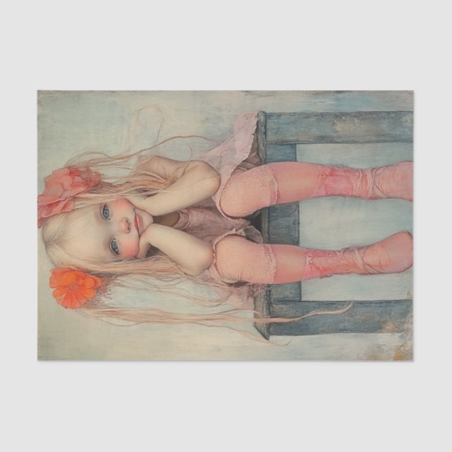 Papel De Seda Pêssegos e beleza Creme10 (Frente )