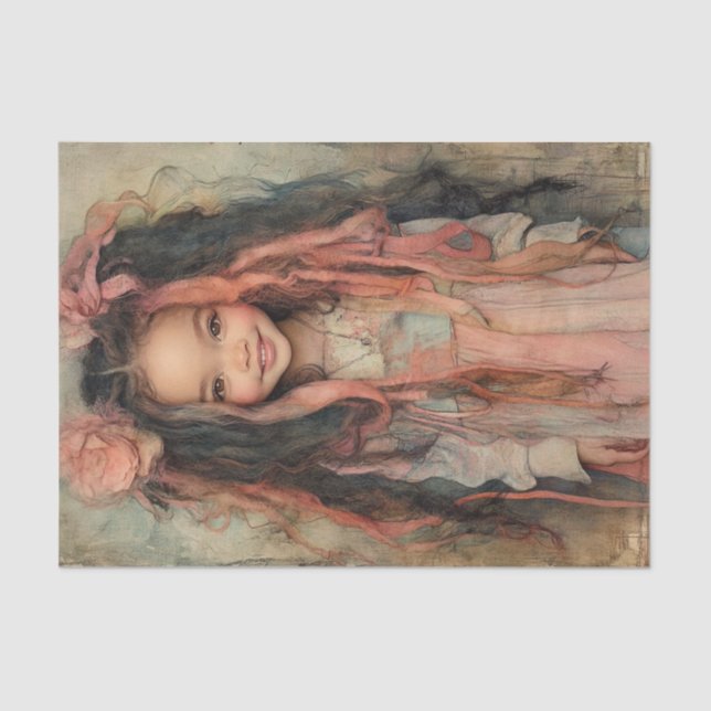 Papel De Seda Pêssegos e beleza Creme4 (Frente )