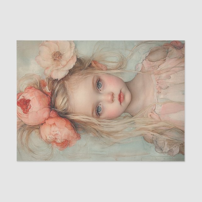 Papel De Seda Pêssegos e Beleza do Creme3 (Frente )