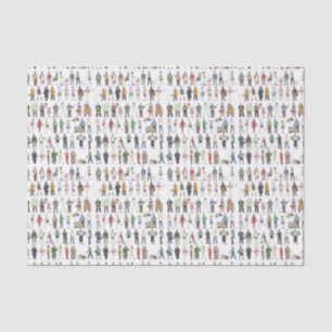 Papel De Seda Pessoas dos cidadãos da NYC Nova Iorque