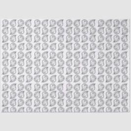 Papel De Seda Petal Paisley Ritmo linhas pretas