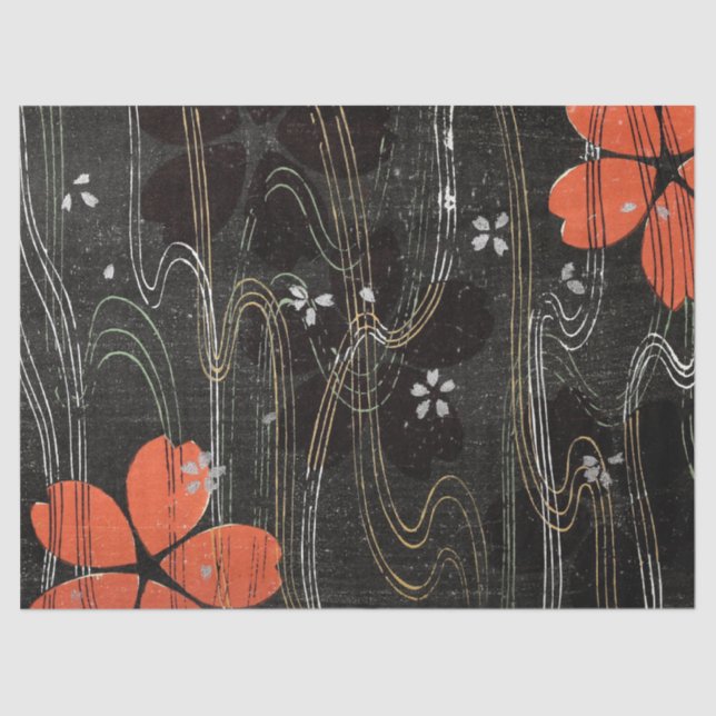 Papel De Seda Pétalas de Hibiscus no Havaí (Frente )