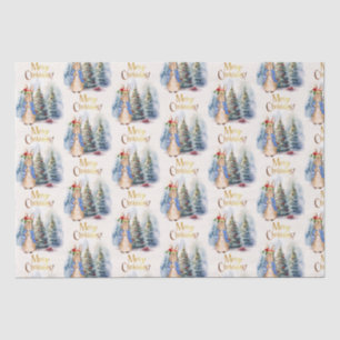 Papel De Seda Peter o Rabbit Merry Árvore de Natal