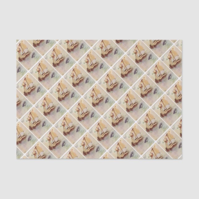 Papel De Seda Peter Pan na jangada do ninho (Frente )