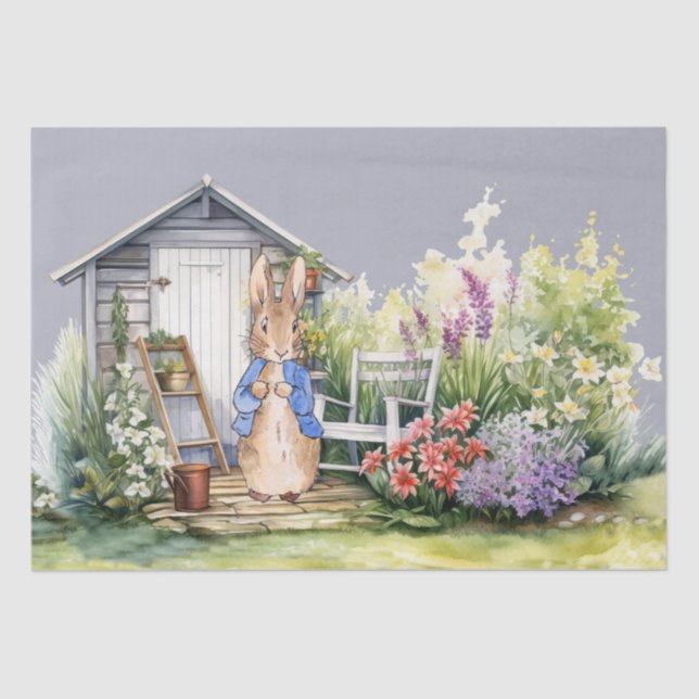 Papel De Seda Peter the Rabbit Garden Shed (Frente )