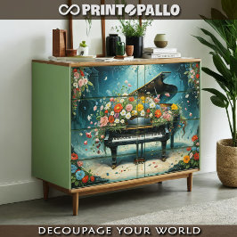 Papel De Seda Piano e flores: uma sinfonia de alegria para a Ete