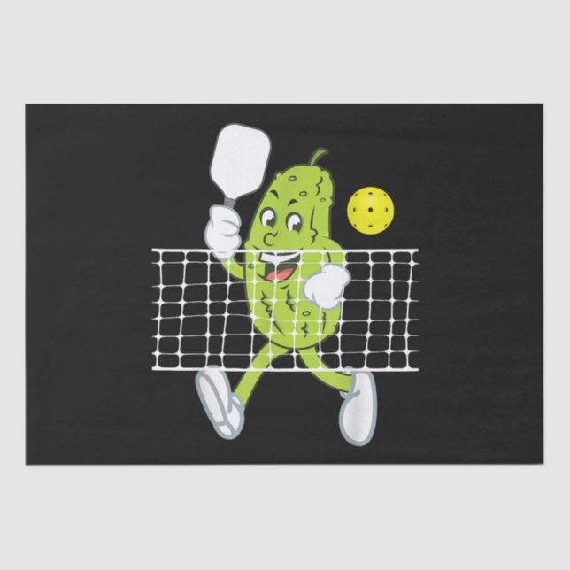 Papel De Seda Pickleball - Pickleball Engraçado (Frente )