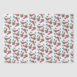 Papel De Seda Pickup Truck Tree Red