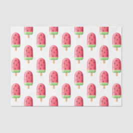 Papel De Seda Picolé de Melancia (Design 41 Série Vermelha)