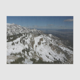 Papel De Seda Picos de neve das montanhas Teton I Fotografia