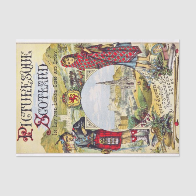 Papel De Seda Picturesque Scotland (Frente )