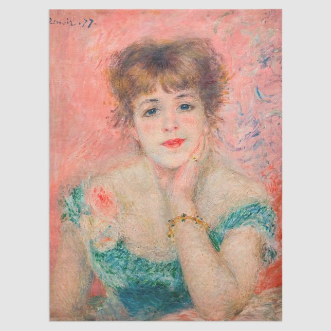 Papel De Seda Pierre-Auguste Renoir - Atriz Jeanne Samary (Criador carregado)
