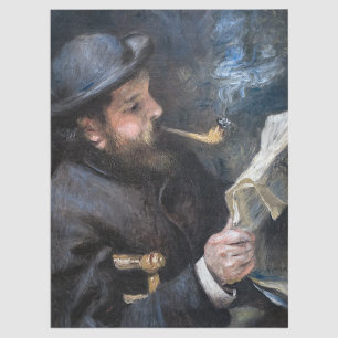 Papel De Seda Pierre-Auguste Renoir - Claude Monet Lendo