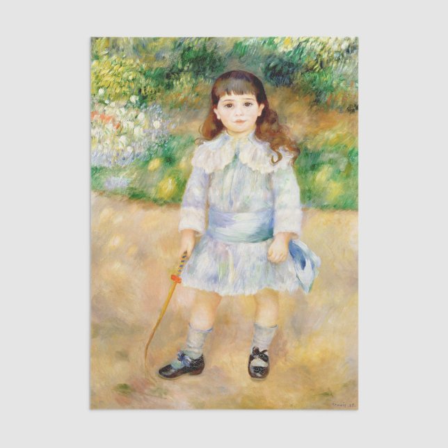 Papel De Seda Pierre-Auguste Renoir - Criança com chicote (Criador carregado)