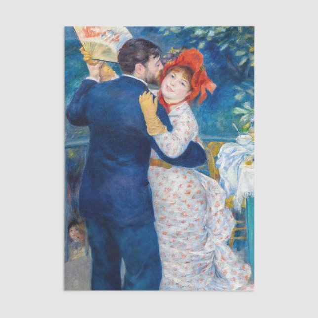 Papel De Seda Pierre-Auguste Renoir - Dança do País (Criador carregado)