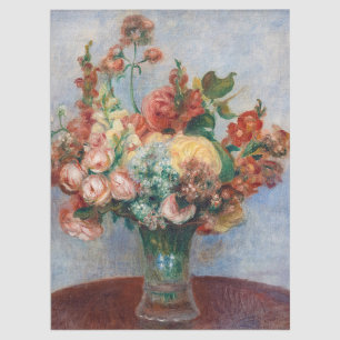 Papel De Seda Pierre-Auguste Renoir - Flores em um Vase