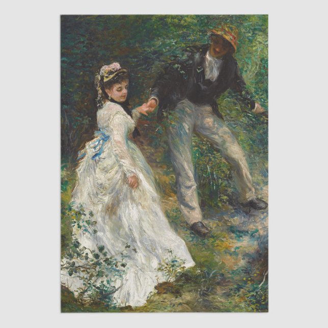 Papel De Seda Pierre-Auguste Renoir - La Promenade (Criador carregado)
