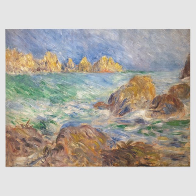 Papel De Seda Pierre-Auguste Renoir - Marine, Guernesey (Frente )