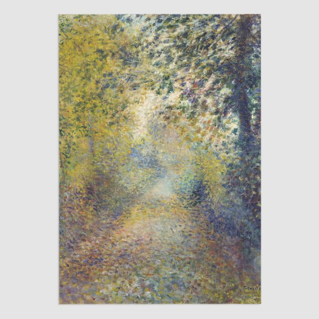 Papel De Seda Pierre-Auguste Renoir - Na Floresta (Criador carregado)