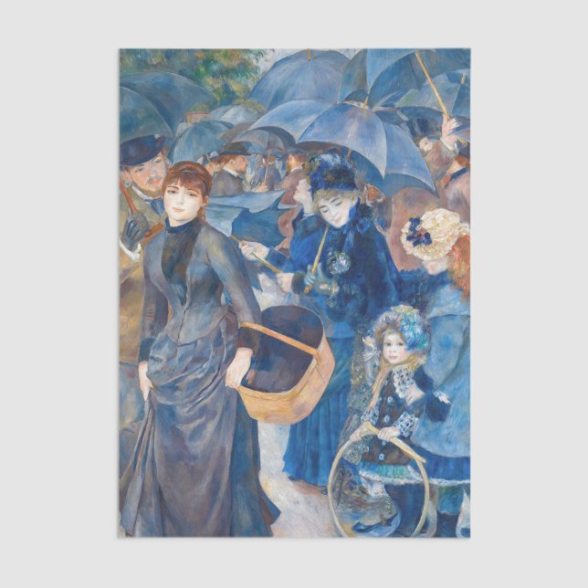 Papel De Seda Pierre-Auguste Renoir - Os Guarda-Chuvas (Criador carregado)