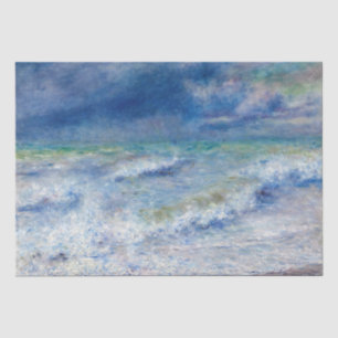 Papel De Seda Pierre-Auguste Renoir - Paisagem marinha
