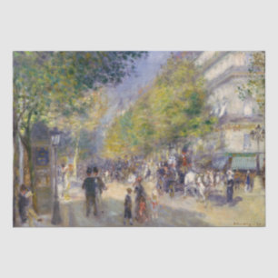 Papel De Seda Pierre-Auguste Renoir - Paris, Grands Boulevards
