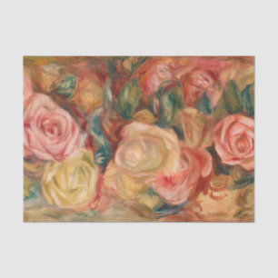 Papel De Seda Pierre-Auguste Renoir - Rosas