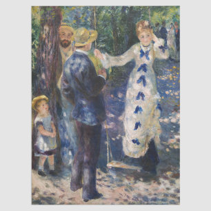 Papel De Seda Pierre-Auguste Renoir - The Swing