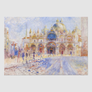 Papel De Seda Pierre-Auguste Renoir - Veneza, Praça de São Marco