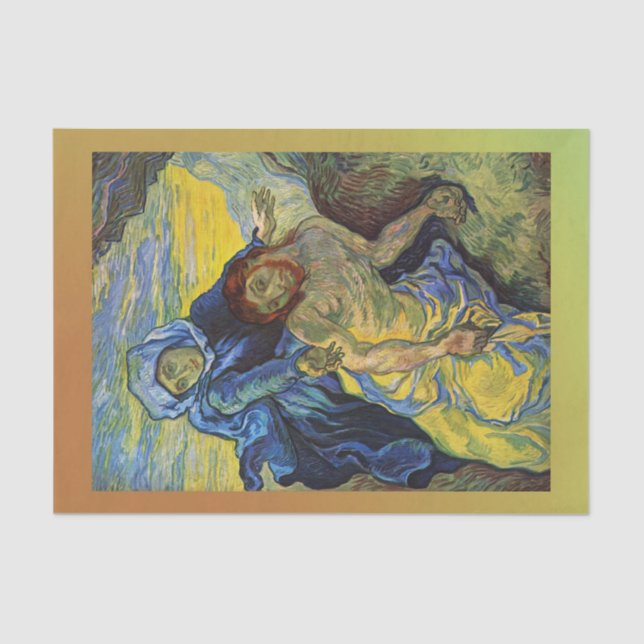 Papel De Seda Pieta, Vincent van Gogh (Frente )