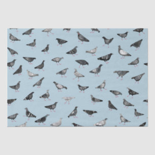 Papel De Seda Pigeon Pattern