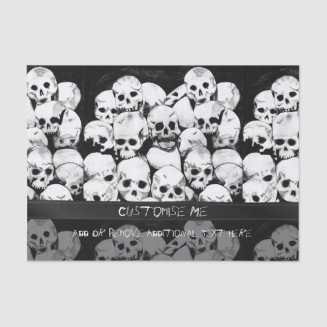 Papel De Seda Pile-O-Skulls (Frente )