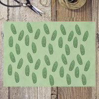 Pilha de Pepinos Verdes Engraçados Rostos Surpreso