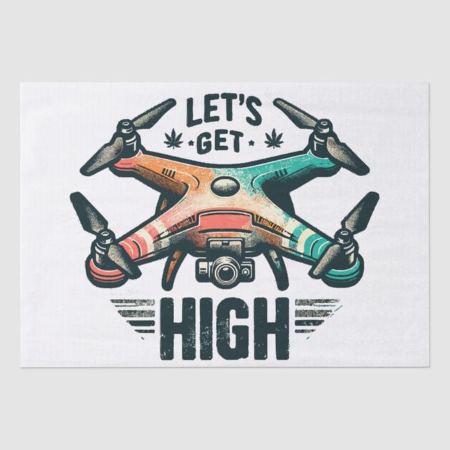 Papel De Seda Piloto de drone (Frente )