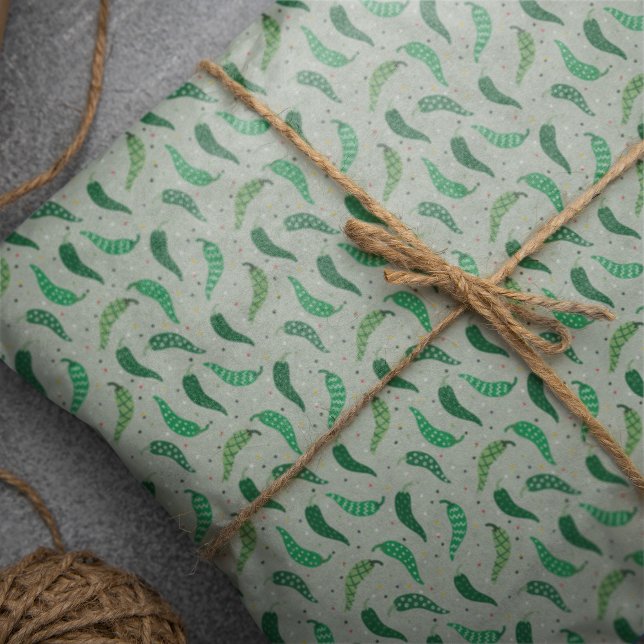 Papel De Seda Pimentões-do-Chile bonitos e padronizados em Livro (Criador carregado)