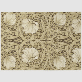 Papel De Seda Pimpernel Dourado, William Morris