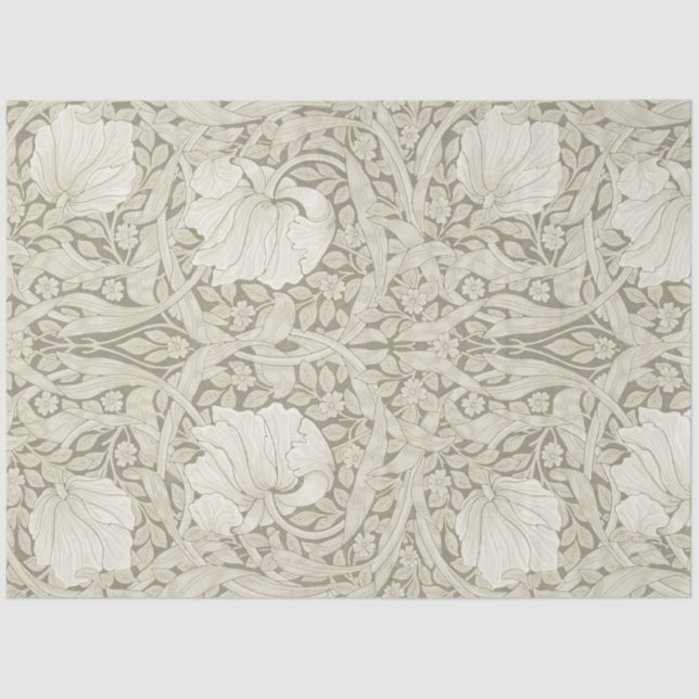 Papel De Seda Pimpernel Ivory, William Morris (Frente )