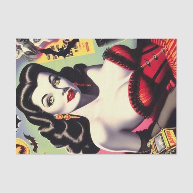 Papel De Seda Pin-up de Beauty Vampire (Frente )