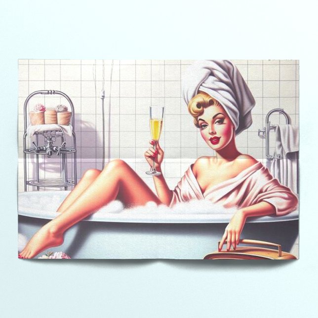 Papel De Seda Pin-up do Bath Vintage (Criador carregado)