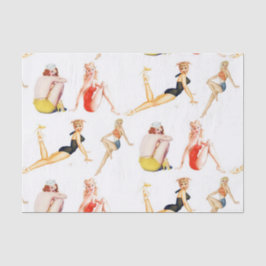 Papel De Seda Pin Up Girls 4 Beauties 