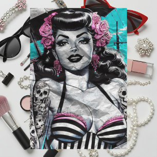 Papel De Seda Pin-up Rock and Roll