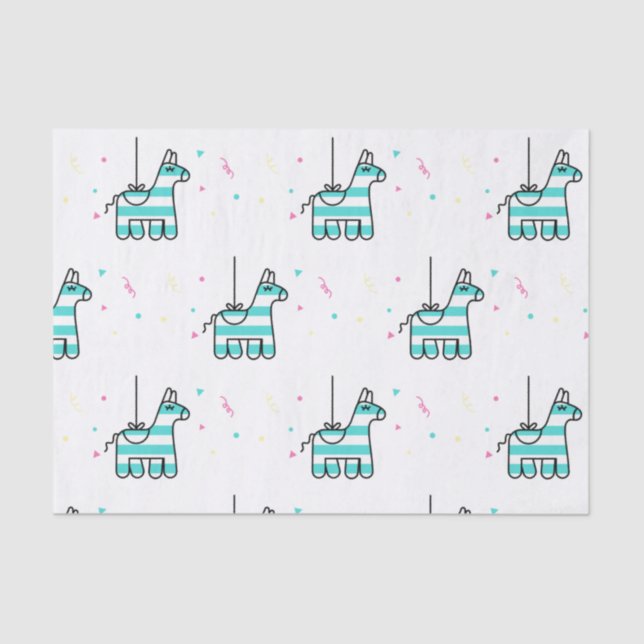 Papel De Seda Piñata Fiesta (Frente )