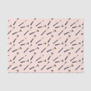 Papel De Seda Pincéis de maquilhagem (Design 74 Pink Series)