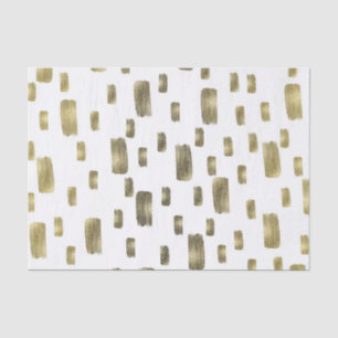 Papel De Seda Pincel Moderno Dourado Cobre Bronze Brilho