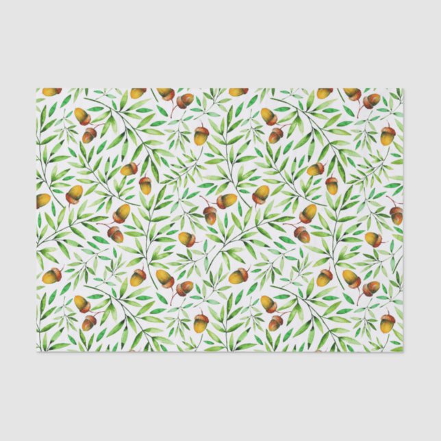 Papel De Seda Pine Cone Pattern (Frente )