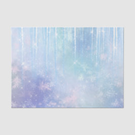 Papel De Seda Pingentes de Gelo Flocos de Neve Cristais Azul Rox