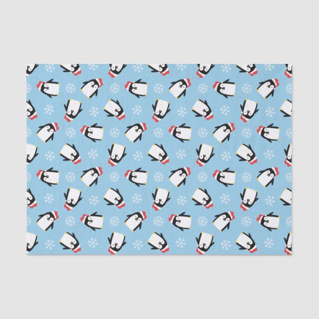 Papel De Seda Pinguins (Frente )